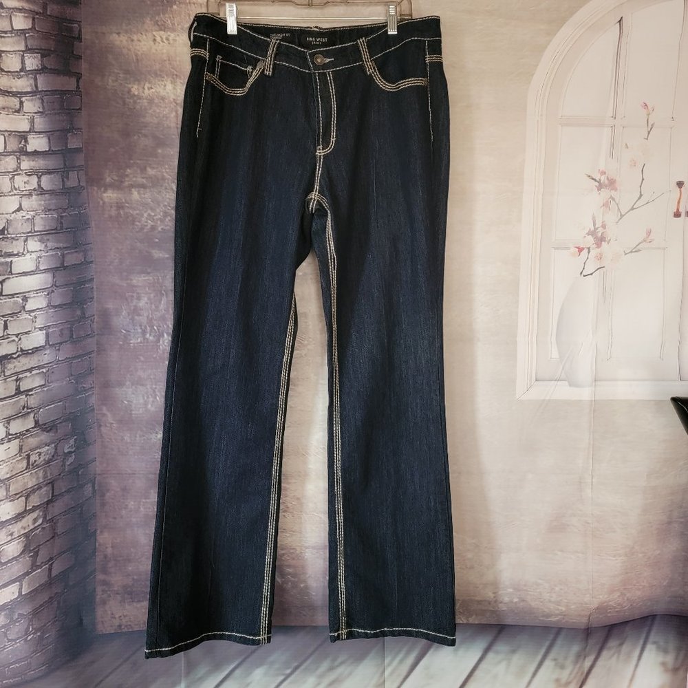 Nine West Date Night Fit Boot Cut Jeans Brand New!!! Size 32/14r - 14/32